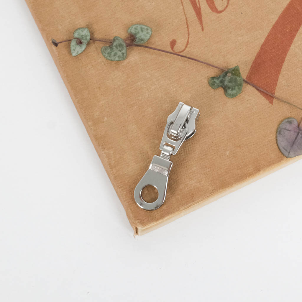 Classic Slider for 3mm Zipper - Silver - Maison Klem